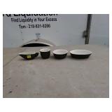 Collection of Vintage Hall Pottery Kitchenware - 4 Pieces