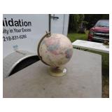 Vintage Globe with Stand