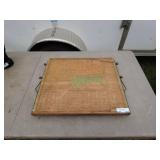 Vintage United States Land Survey Map with Wood Frame