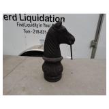 Vintage Cast Iron Horse Head Hitching Post