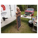 Vintage Chef Menu Chalkboard Sign