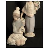 Vintage Lladro Matte Finish Figurines