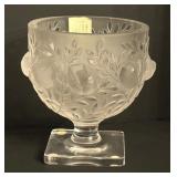 Elisabeth di Lalique Cut Crystal Vase