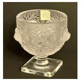 Elisabeth di Lalique Cut Crystal Vase