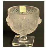 Elisabeth di Lalique Cut Crystal Vase