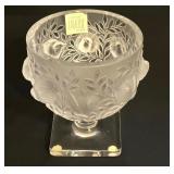 Elisabeth di Lalique Cut Crystal Vase