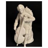 Pair of Vintage Capodimonte Blanc de China Figurines