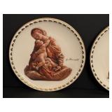 Vintage Gorham Serenity Collector Plate and Vintage Gorham Titian Madonna Plate