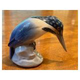 Vintage Bing and Grondahl  Porcelain 1885 Kingfisher Figurine