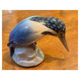 Vintage Bing and Grondahl  Porcelain 1885 Kingfisher Figurine