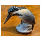 Vintage Bing and Grondahl  Porcelain 1885 Kingfisher Figurine