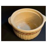 Vintage Red Wing Sponge Band Lidded Casserole Dish
