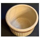 Vintage Red Wing Sponge Band Lidded Dish and Extra Lid