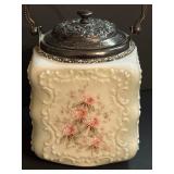 Antique Victorian Wavecrest Biscuit Jar