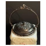Antique Victorian Wavecrest Biscuit Jar