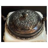 Antique Victorian Wavecrest Biscuit Jar