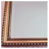 Large (Heavy) Brass Framed Wall Mirror