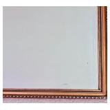 Large (Heavy) Brass Framed Wall Mirror