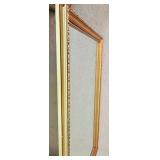 Large (Heavy) Brass Framed Wall Mirror