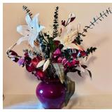 Elegant Pink, White and Purple Beauty Centerpiece