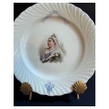 Vintage Doulton Burslem Queen Victoria Diamond Jubilee Plate 1897