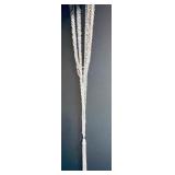 Vintage Silver Plated Tassel Cable Chain