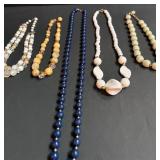 Vintage Beautiful Multi Colored Beads and Stone Necklaces
