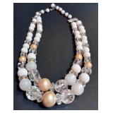 Vintage Beautiful Multi Colored Beads and Stone Necklaces