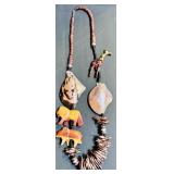 Statement Pieces! Beautiful Wooden / Stone African Necklace with Lions, Elephants and More