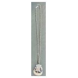 Necklace R Tennesmed Sweden Vintage Viking Ship Pendant
