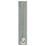 Necklace R Tennesmed Sweden Vintage Viking Ship Pendant
