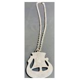Necklace R Tennesmed Sweden Vintage Viking Ship Pendant