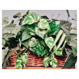 Lovely Home Decor with Faux Flowers and Greens