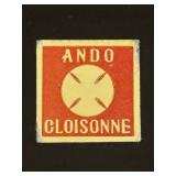 Vintage Ando Cloisonne Enameled Tray