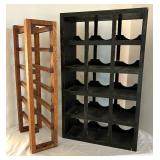Two Wooden Wine Racks