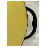 Three Colorful Shallow Vintage Bowls with Handles