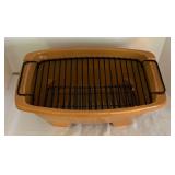 Vintage Brique Ware Hibachi Style BBQ Pot by Nordic Ware