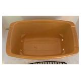 Vintage Brique Ware Hibachi Style BBQ Pot by Nordic Ware