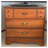 Petite Vintage Three Drawer Dresser