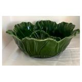 Vintage Cemar Serving Bowl and Four Plates