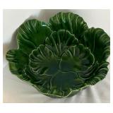 Vintage Cemar Serving Bowl and Four Plates
