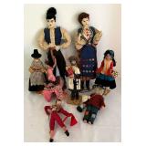 Variety of Ethnic Dolls