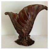 Vintage Royal Haeger Leaf Fan Vase