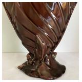 Vintage Royal Haeger Leaf Fan Vase