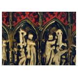 Vintage Ceramic Gothic Style Trinket Box