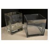 Variety of Crystal and Glass Vases