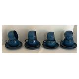 Denby Ramshead English Stoneware Cups and Saucers