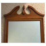 Vintage Wooden Wall Mirror