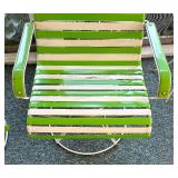 Two Awesome Striped Retro Chairs