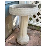 Cement Bird Bath